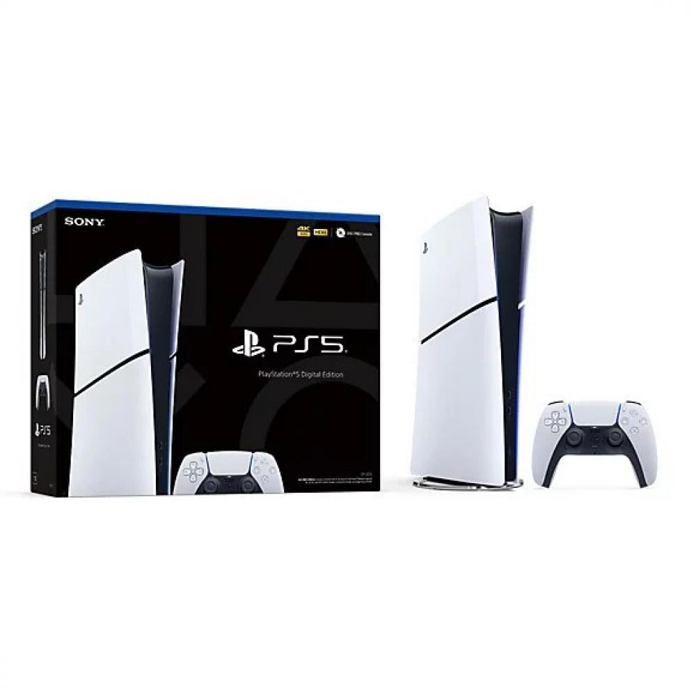 PlayStation 5 Digital Slim Console + PlayStation 5 DualSense Wireless Controller Gray Camouflage - Includes PS5 Console & DualSense Controller