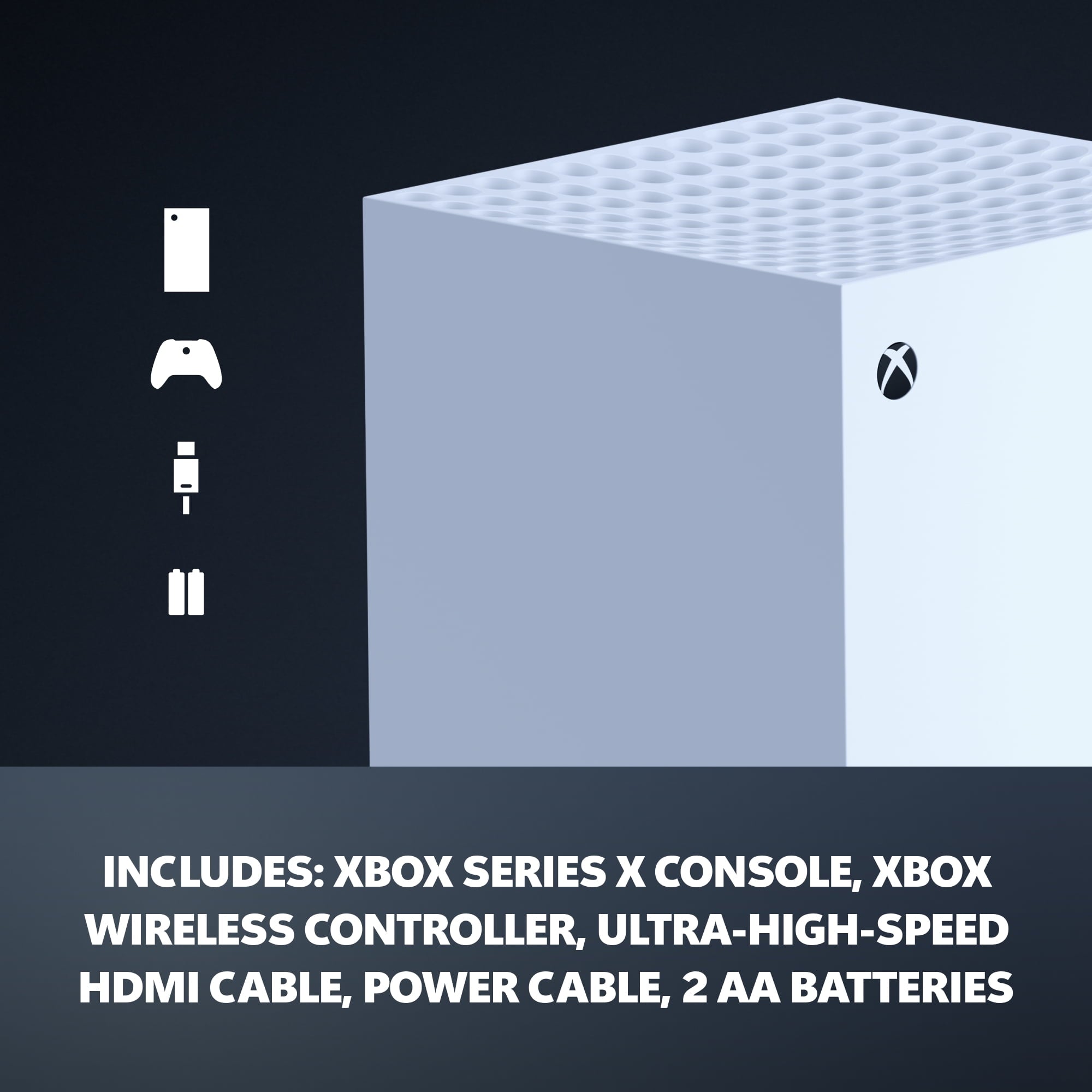 XBOX Series X - All Digital Gaming Console - 1TB SSD - Includes XBOX Wireless Controller - 4K Gaming - 120FPS - Robot White