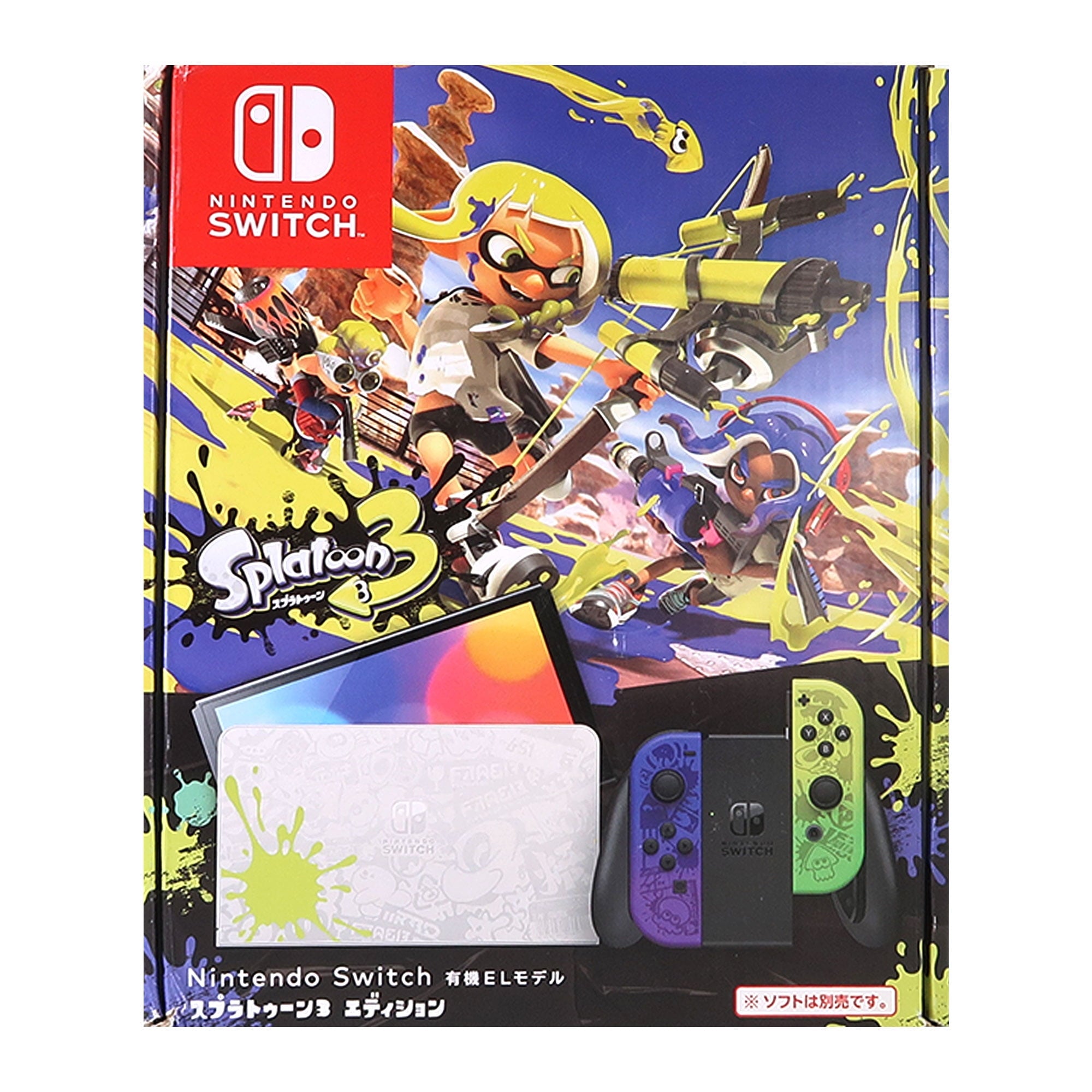 Nintendo Switch – OLED Model Splatoon 3 Special Edition (Japan Stock)