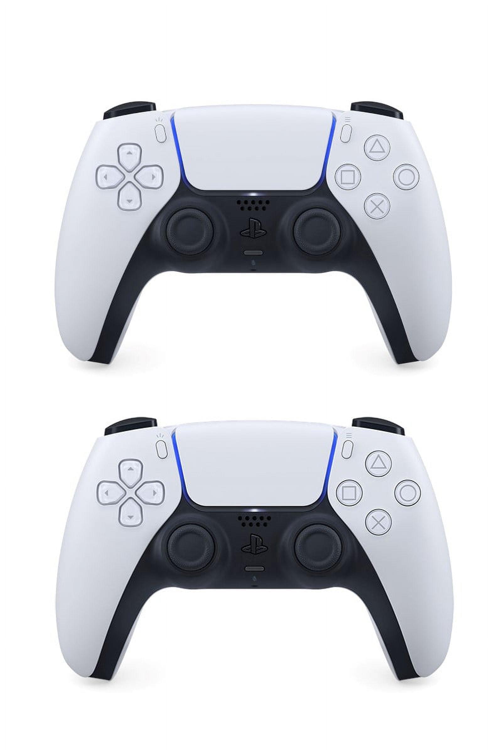 PlayStation 5 Slim Disc 1TB SSD Call of Duty Black Ops 6 Bundle with Two Controllers, White and Gray Camouflage DualSense and Mytrix Dual Controller Charger - PS5 Slim Disc Edition
