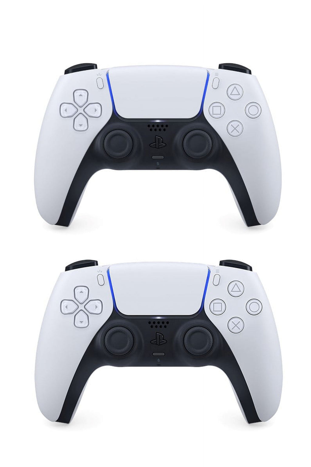 PlayStation 5 Pro 2TB SSD Digital Console with Two Controllers, White and Midnight Black DualSense and Mytrix Dual Controller Charger - Flagship PS5 Pro Console