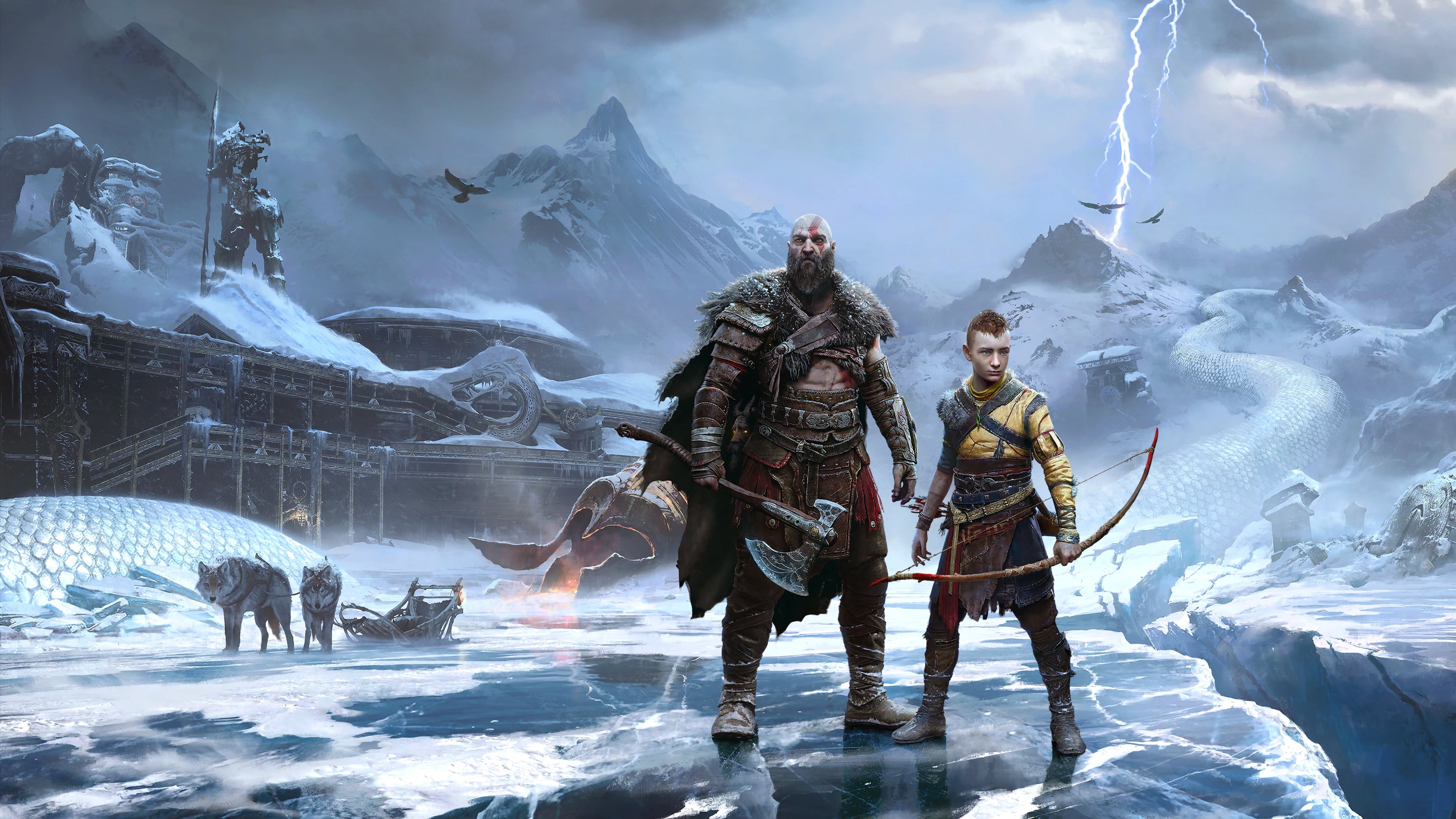 2023 New PlayStation 5 Slim Disc Edition God of War Ragnarok Bundle with Portal Remote Player and Mytrix 8K HDMI Ultra High Speed Cable - White, Slim PS5 1TB PCIe SSD Gaming Console