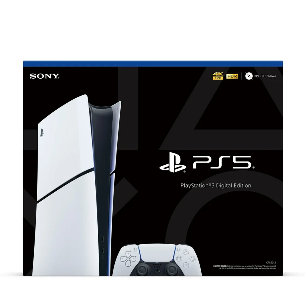 Sony PlayStation_5 Digital Edition Slim Console – Next-Gen 4K Ultra HD Gaming, 1TB SSD Storage,Disc-Free Gaming, PS_5 Slim