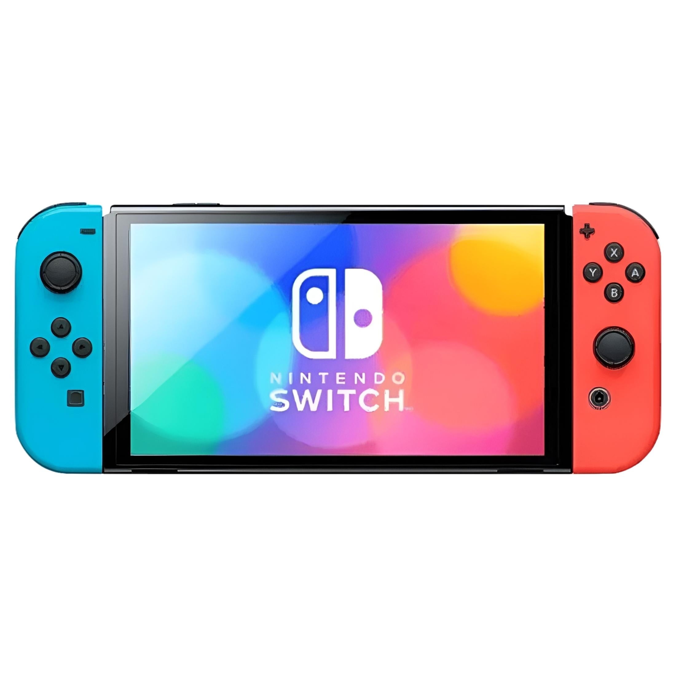 Nintendo Switch OLED Model with Neon Red & Neon Blue Joy-Con Powever Bundle (Japan Spec)