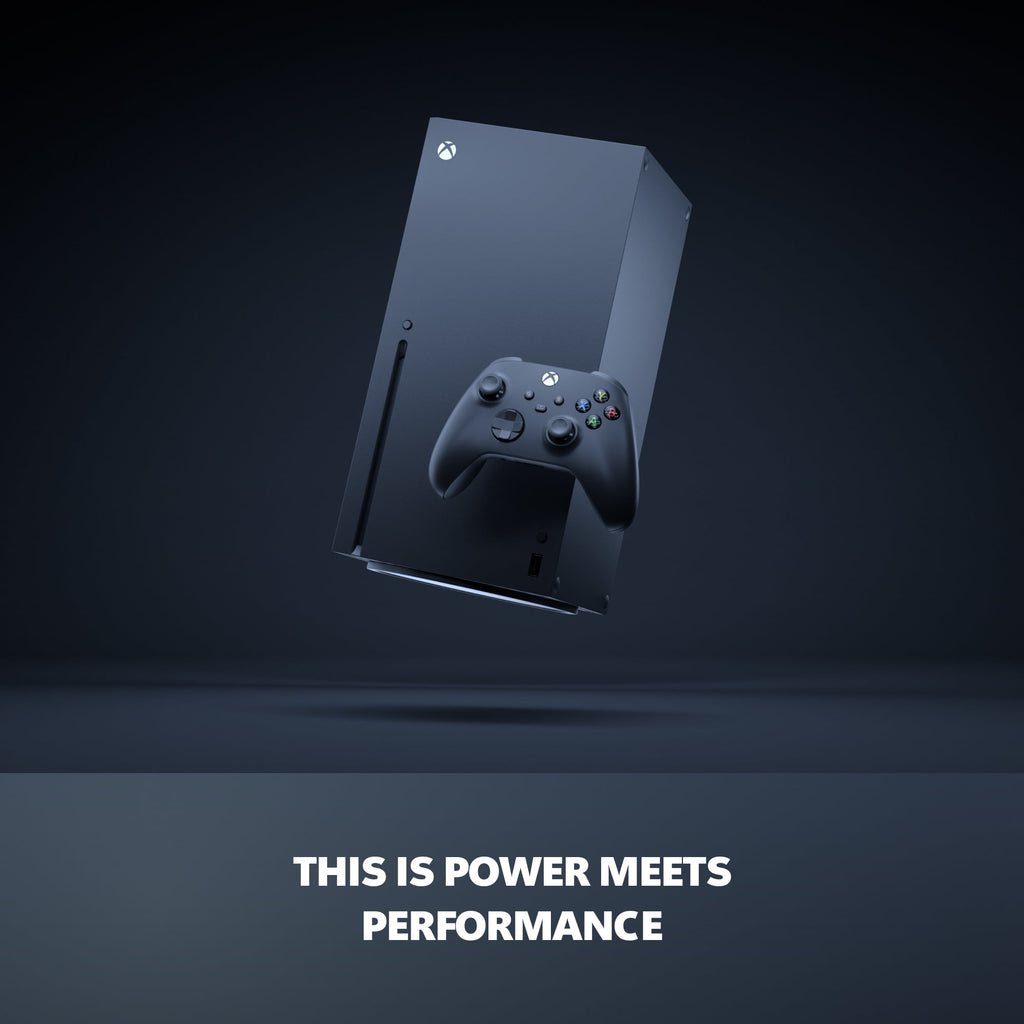 XBOX Series X - Gaming Console - 1TB SSD - Includes XBOX Wireless Controller - 4K Gaming - 120FPS - Carbon Black