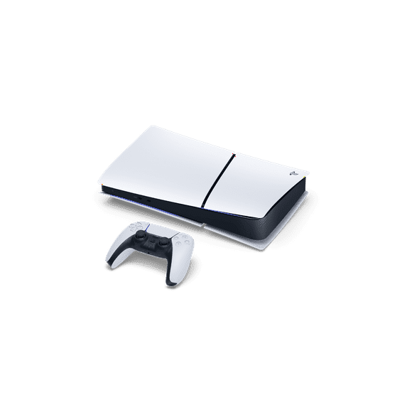 Restored Sony PlayStation 5 Slim Console Digital Edition - White (Refurbished)