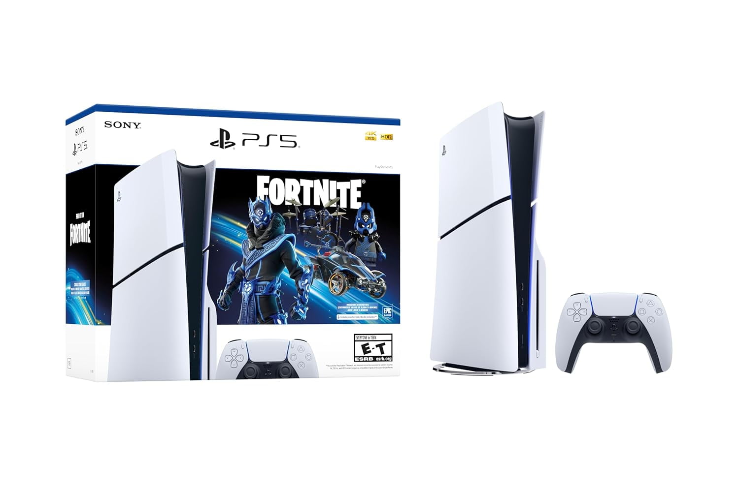 PlayStation_5 Console - Fortnite Cobalt Star Disc Edition (model group – slim)