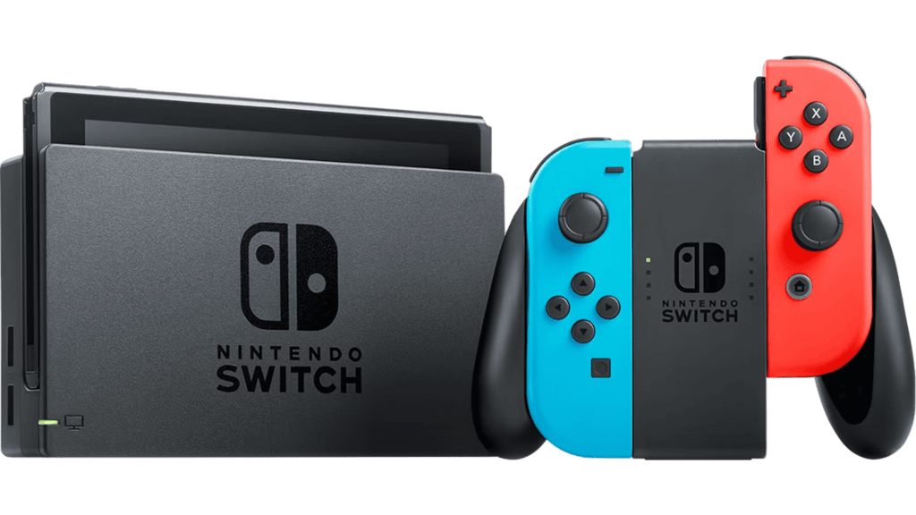 Restored Nintendo Switch Console with Two Joy-Con Bundle - Blue/Red & Gray (Refurbished)
