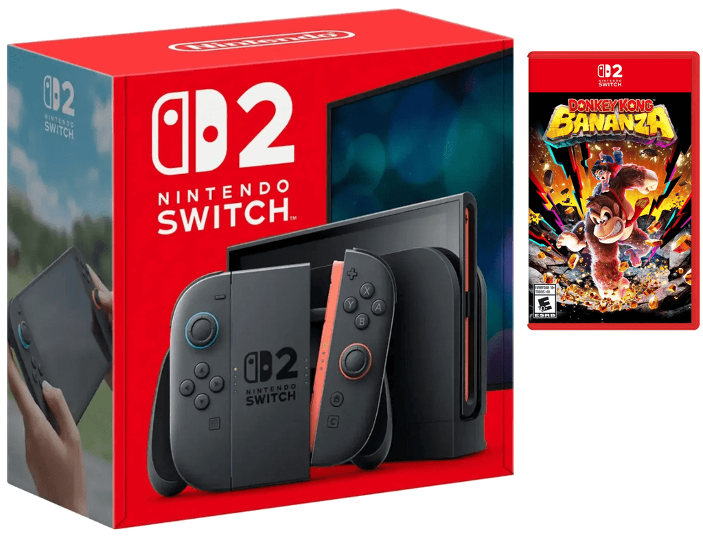 Nintendo Switch 2 Gaming Console with Donkey Kong Bananza Bundle