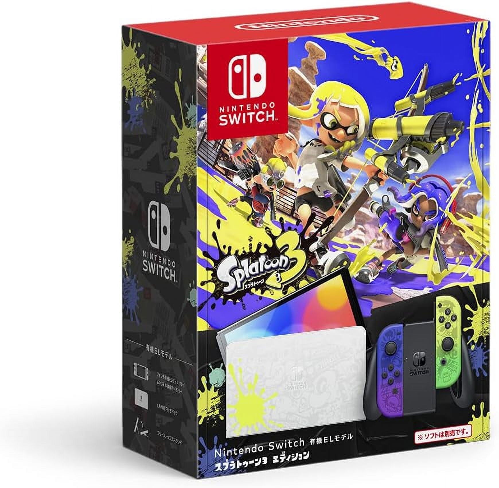 Nintendo Switch – OLED Model Splatoon 3 Special Edition (Japan Stock)