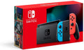 Nintendo Switch with Neon Blue and Neon Red Joy‑Con - Japan Import with US Plug