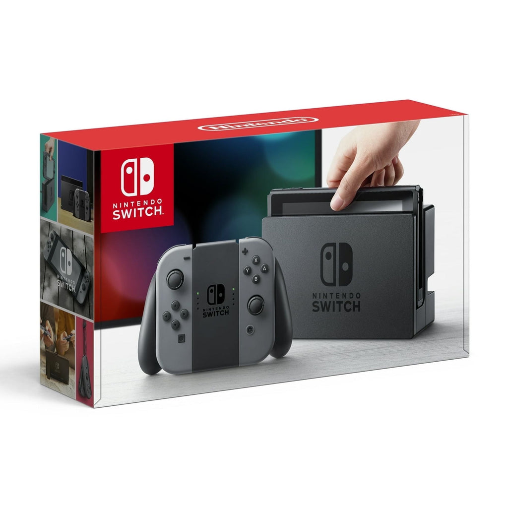 Restored Nintendo Switch Console with Gray Joy-Con (Refurbished)