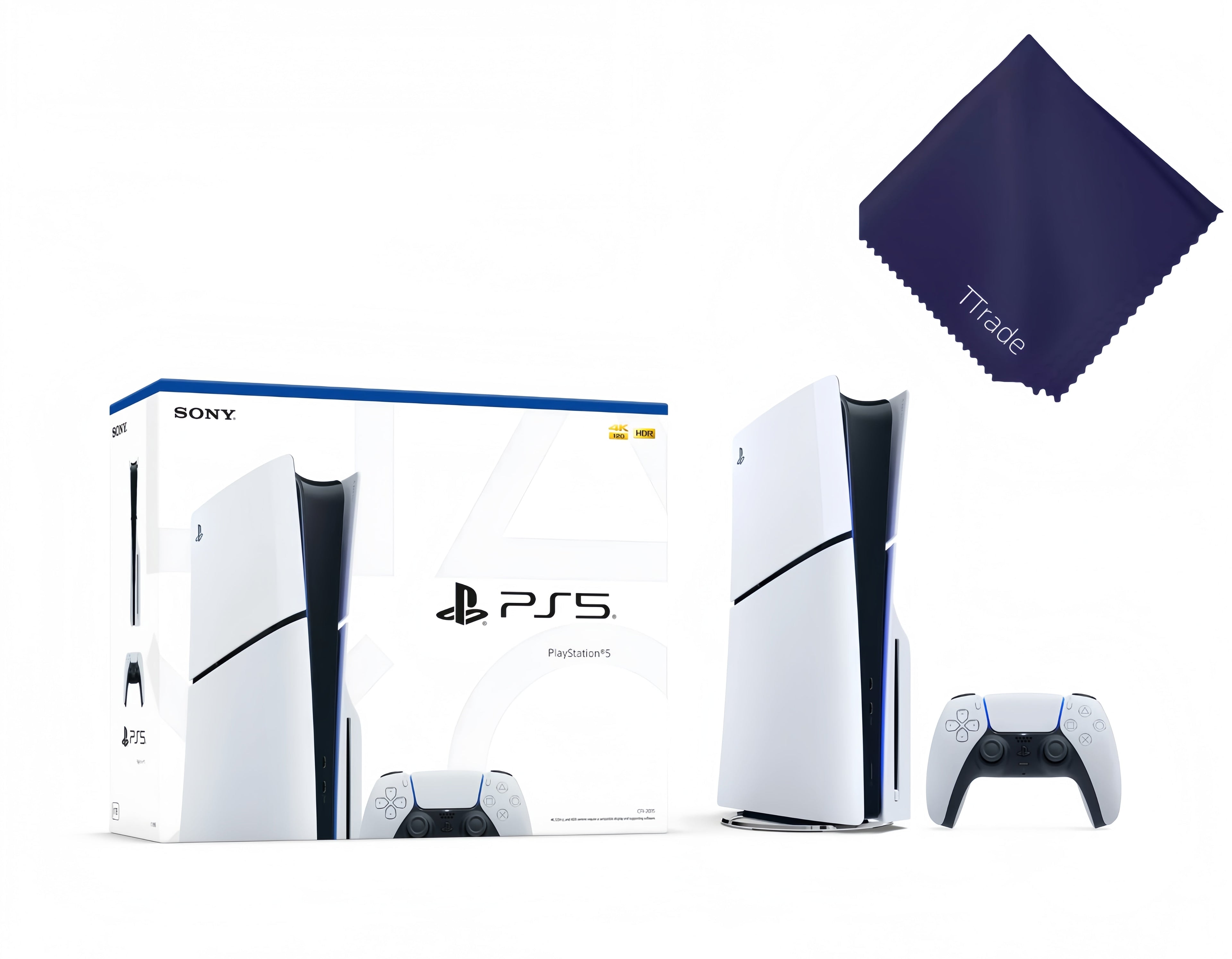 Sony PS_5 Disc Edition Slim Console – Next-Gen 4K Gaming & Blu-ray, 1TB SSD Storage, Compact Design, PlayStation_5 Slim
