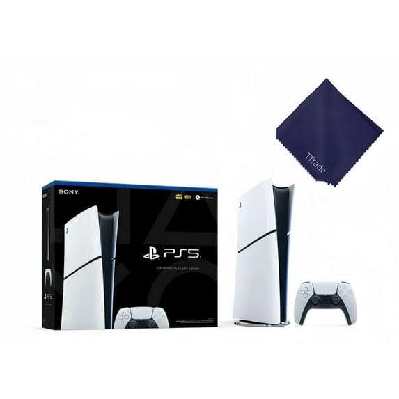 Sony PlayStation_5 Digital Edition Slim Console – Next-Gen 4K Ultra HD Gaming, 1TB SSD Storage,Disc-Free Gaming, PS_5 Slim