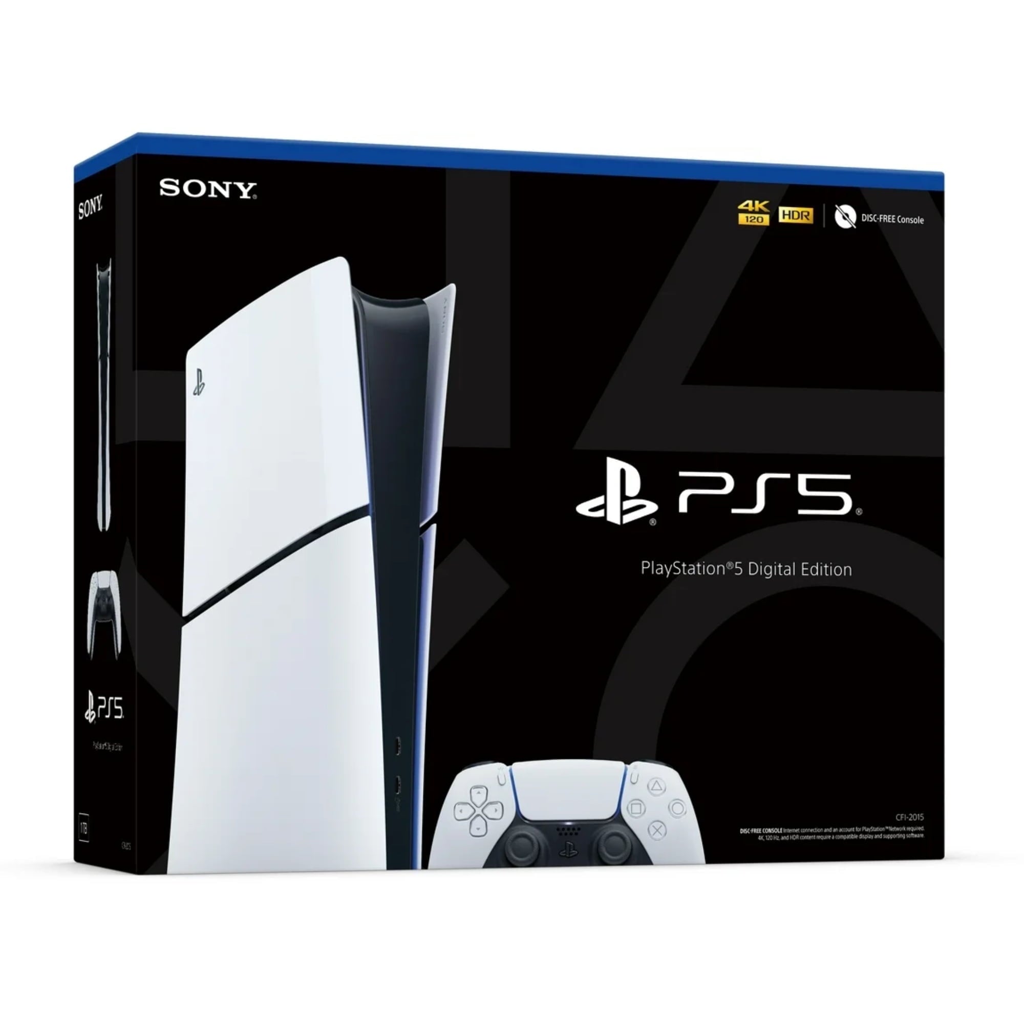 Sony PlayStation_5 Digital Edition Slim Console – Next-Gen 4K Ultra HD Gaming, 1TB SSD Storage,Disc-Free Gaming, PS_5 Slim