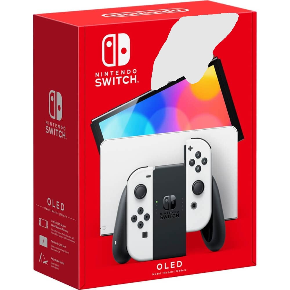 Restored Nintendo Switch™ – OLED Model w/ White Joy-Con™ (Refurbished)