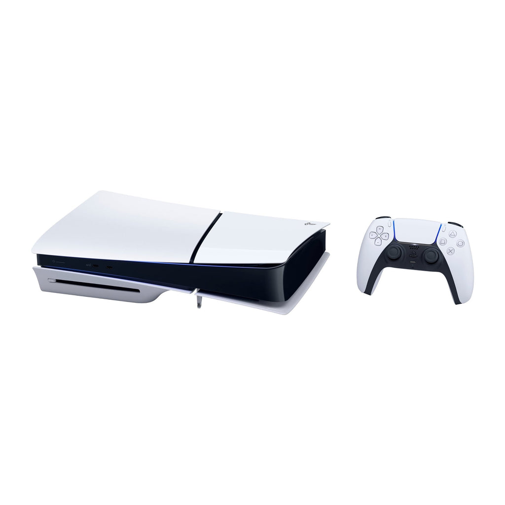 2023 New PlayStation 5 Slim Disc Edition Marvel's Spider-Man 2 Bundle with Two Controllers White and Cosmic Red Dualsense and Mytrix Controller Case - Slim PS5 1TB PCIe SSD Gaming Console