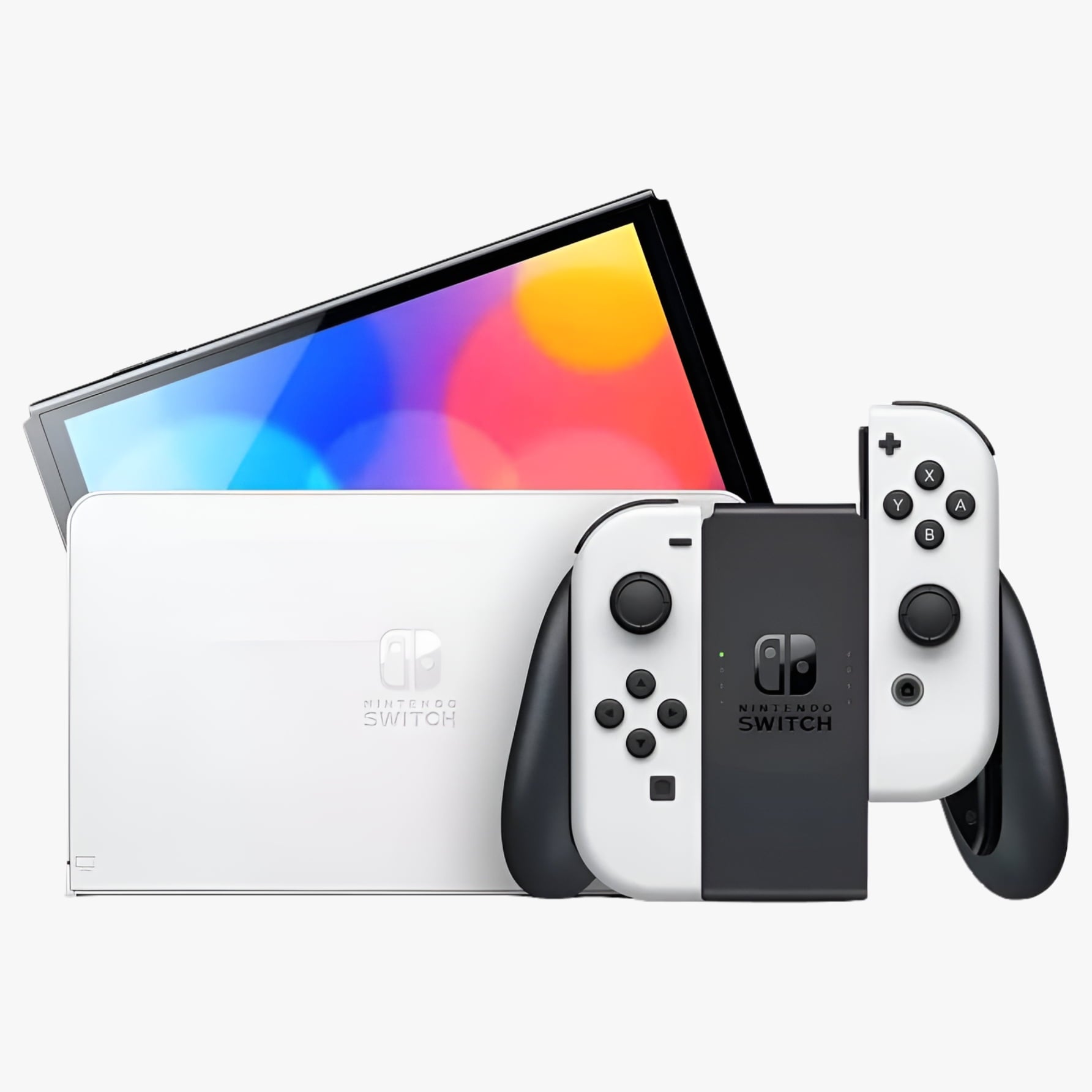Nintendo Switch - OLED Model Console/64 GB Internal Storage with White Joy-Con