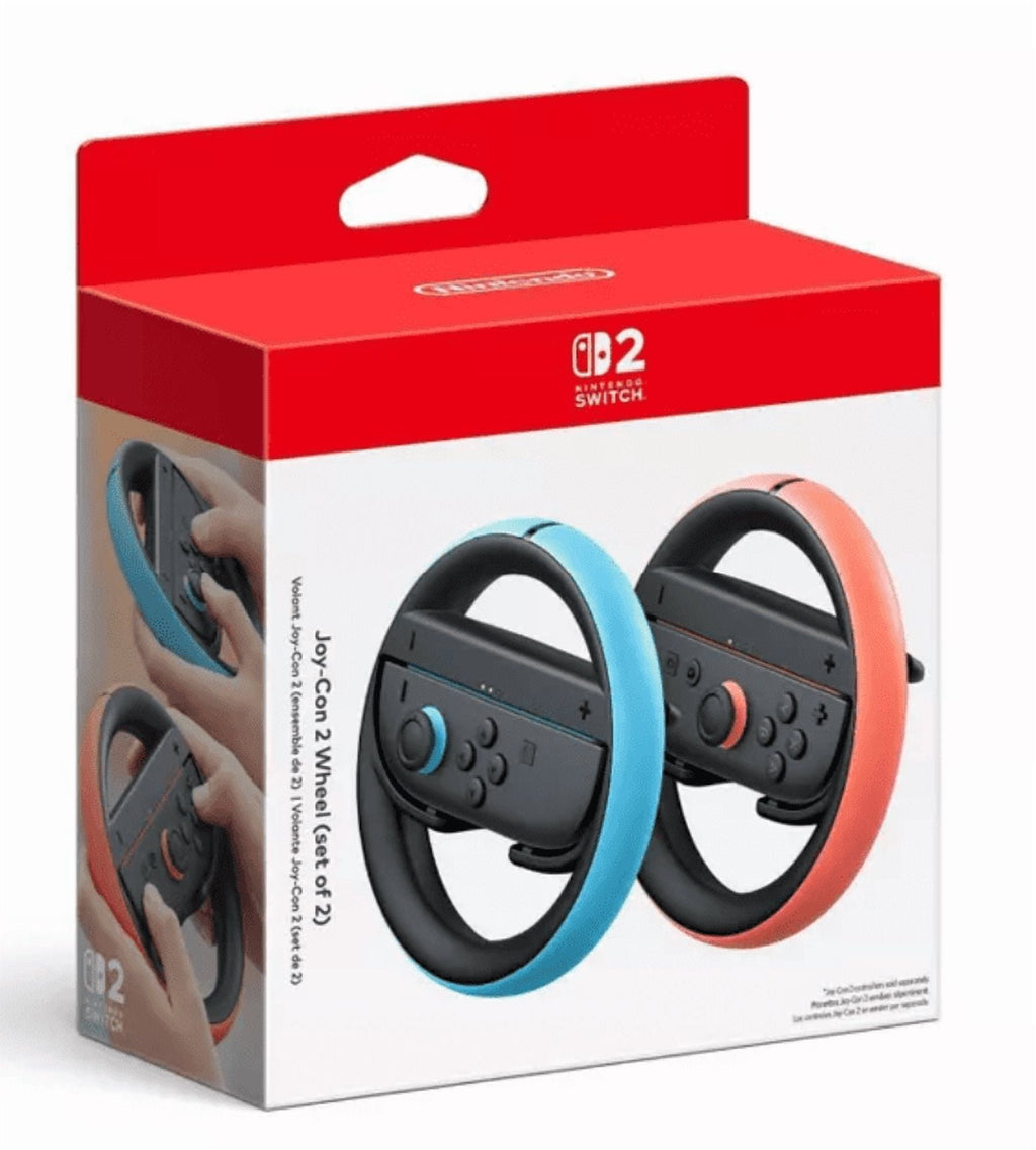 Nintendo Switch 2 Console with Mario Kart World, Donkey Kong Bananza and Joy Con 2 Wheel Bundle