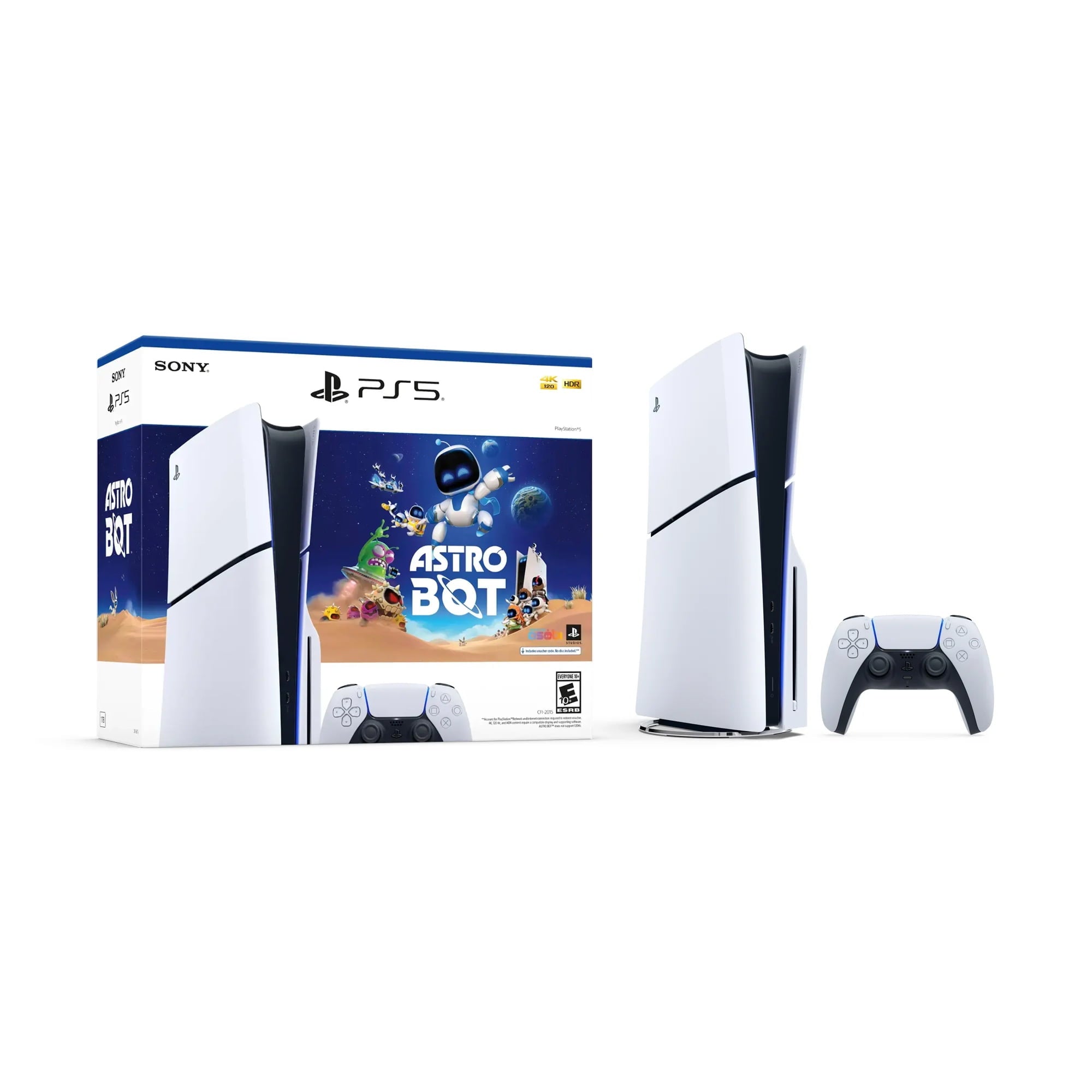 2023 New PlayStation 5 Slim Disc Edition Console, Controller and Mytrix 8K HDMI Ultra High Speed Cable - White, Slim PS5 1TB PCIe SSD Gaming Console