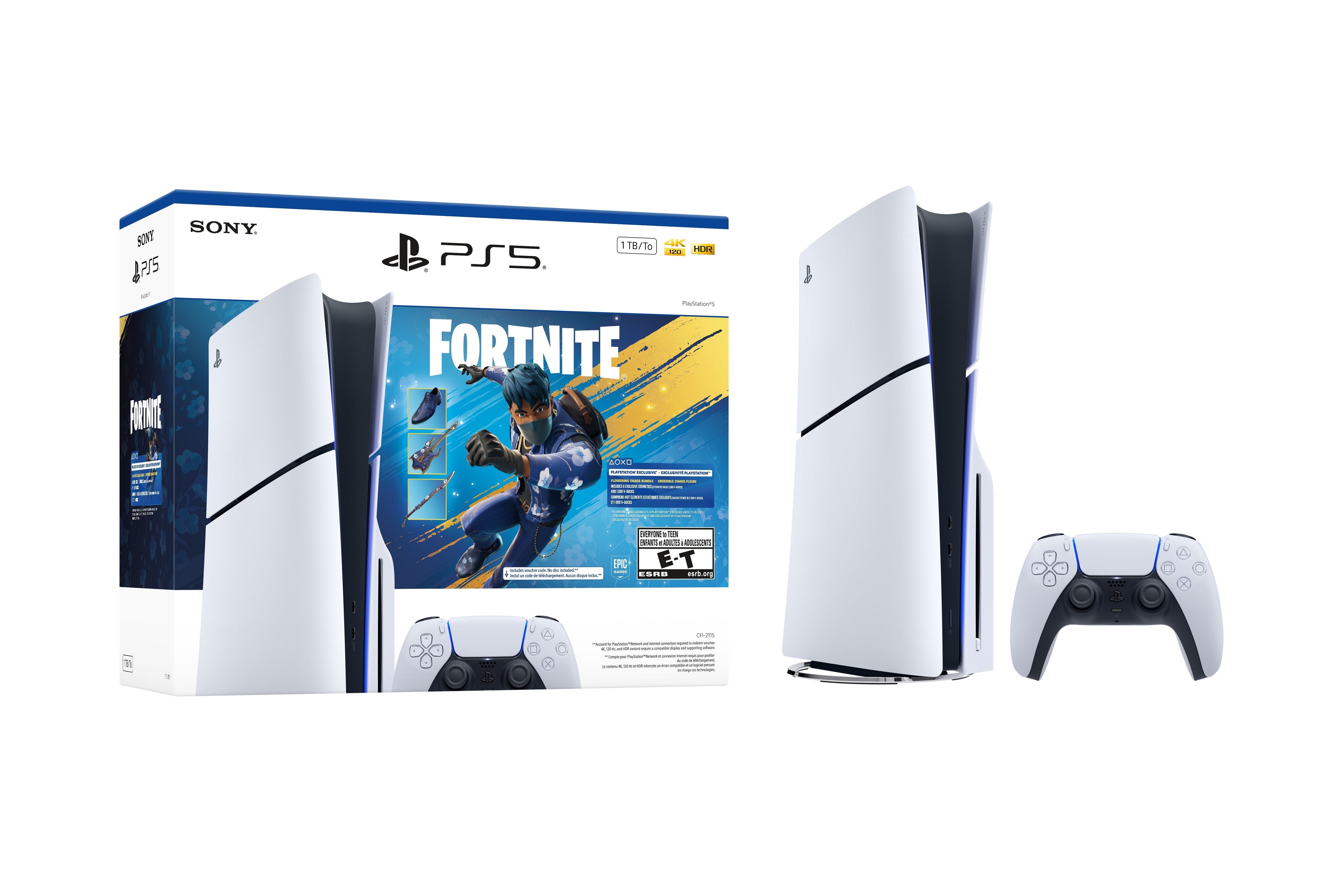 PlayStation 5 Slim Console + PlayStation 5 DualSense Wireless Controller Galactic Purple - Includes PS5 Console & DualSense Controller