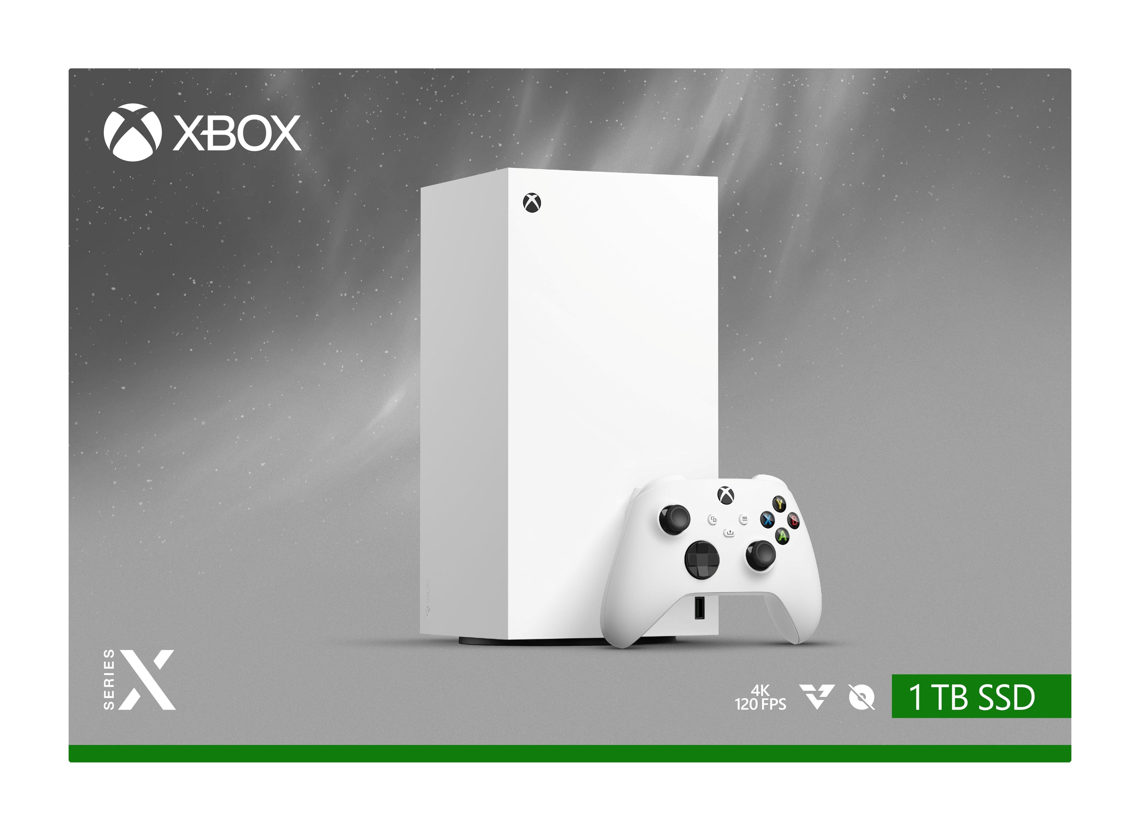 XBOX Series X - All Digital Gaming Console - 1TB SSD - Includes XBOX Wireless Controller - 4K Gaming - 120FPS - Robot White